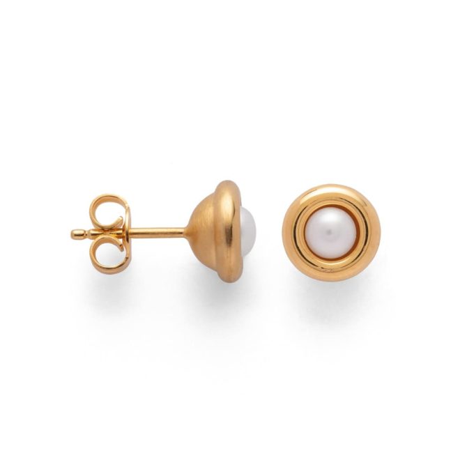 Bastian Gold Pearl Dream Stud Earrings