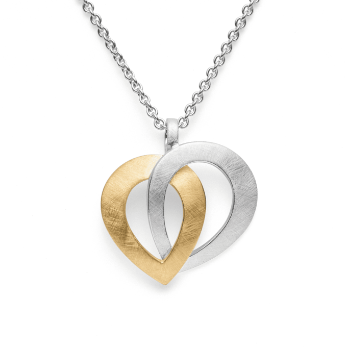 Bastian Two Tone Petals Necklace