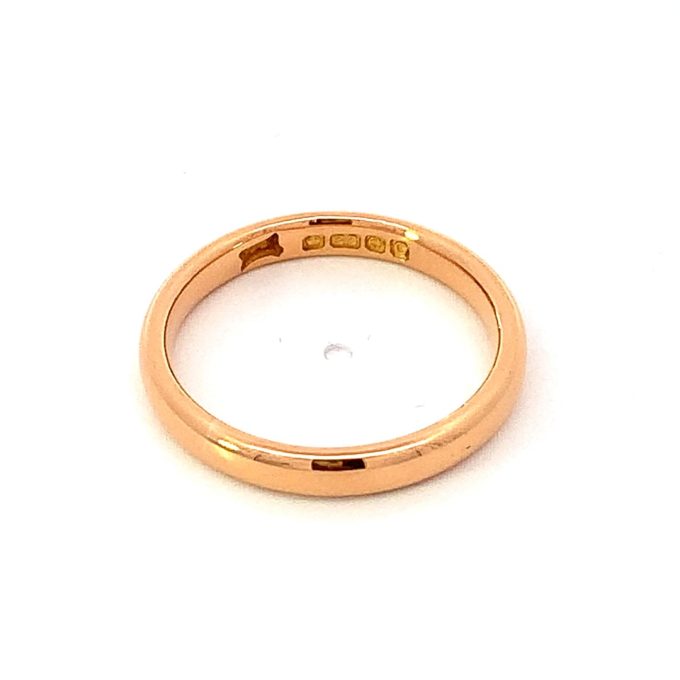 22ct Gold Ladies Court Shape Band