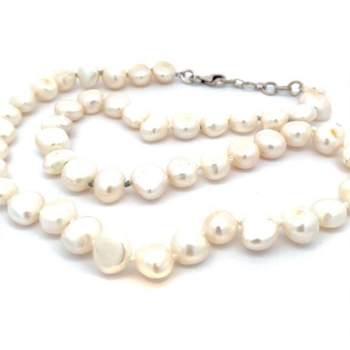 9 - 10mm Cultured Baroque Pearl Necklace