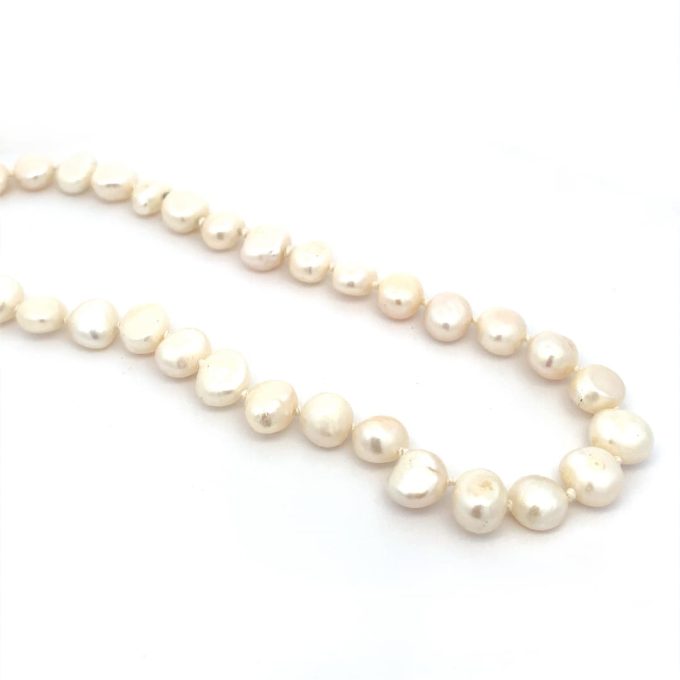 9 - 10mm Cultured Baroque Pearl Necklace