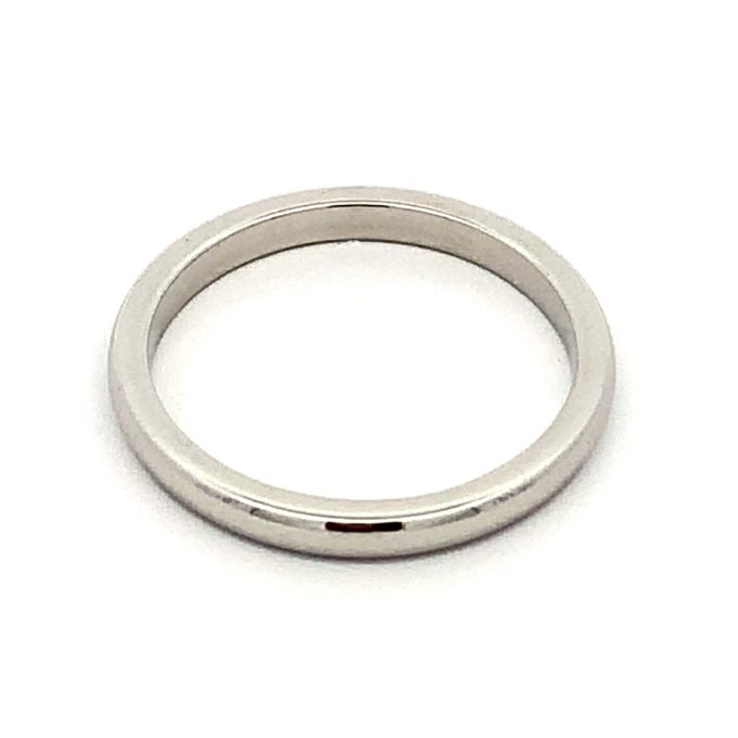 Heavy Platinum Ladies Band - 2mm