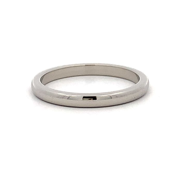 Heavy Platinum Ladies Band - 2mm
