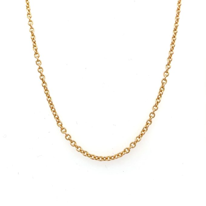 Vintage 15ct Gold Trace Chain - 20 Inch