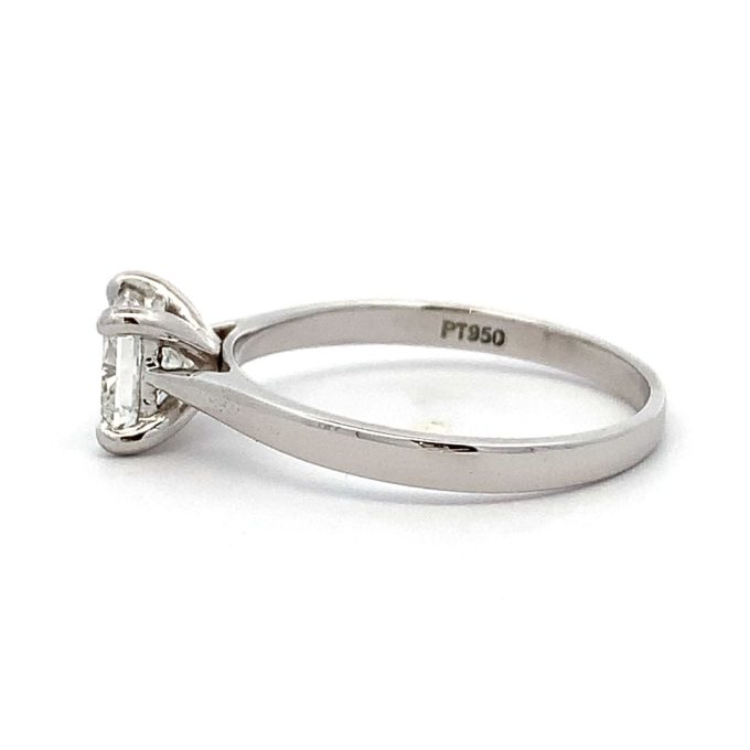 1.00ct Princess Diamond Solitaire Ring