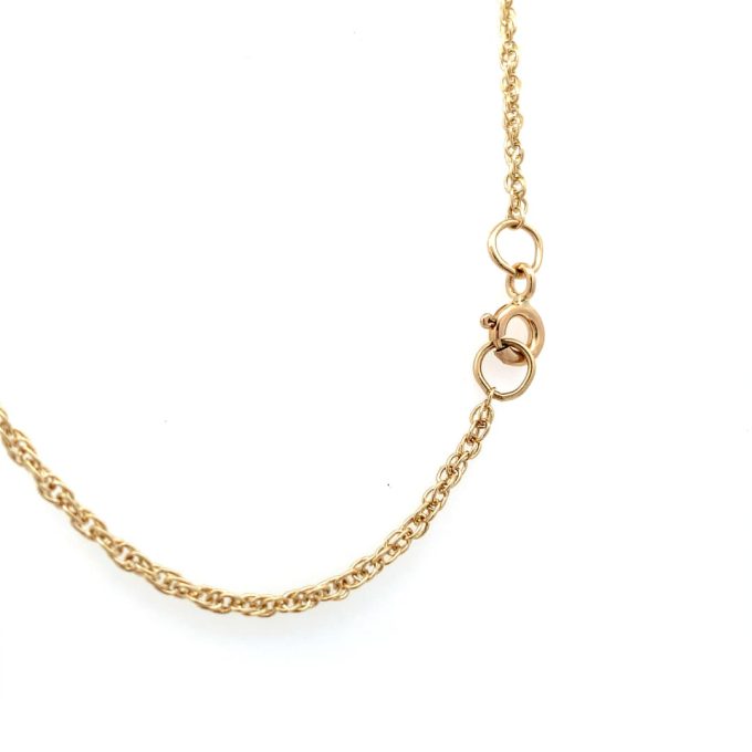 Citrine and Gold Pendant Necklace
