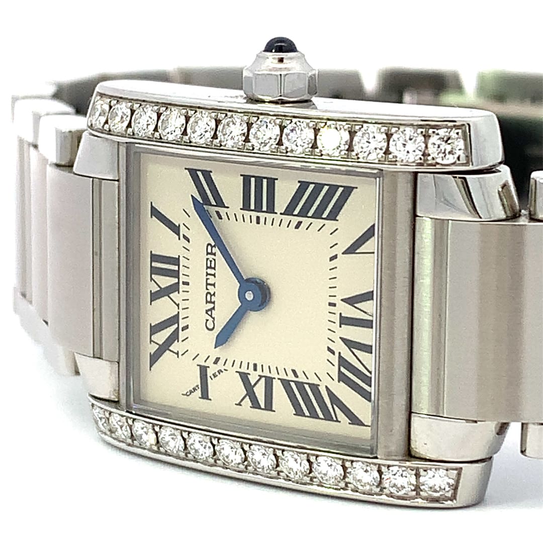 Cartier Tank Francaise Ladies Steel Watch 3217