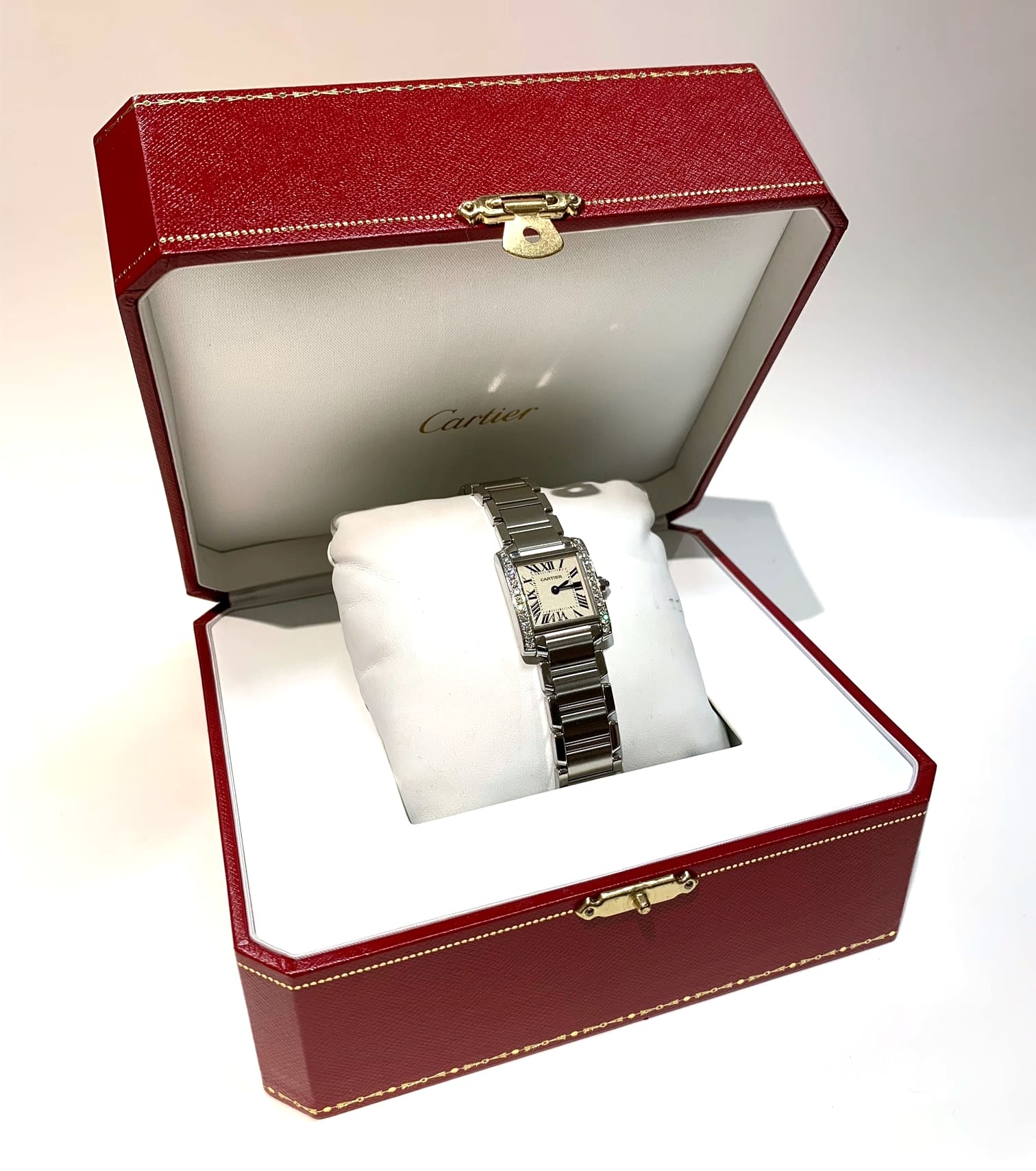 Cartier Tank Francaise Ladies Steel Watch 3217