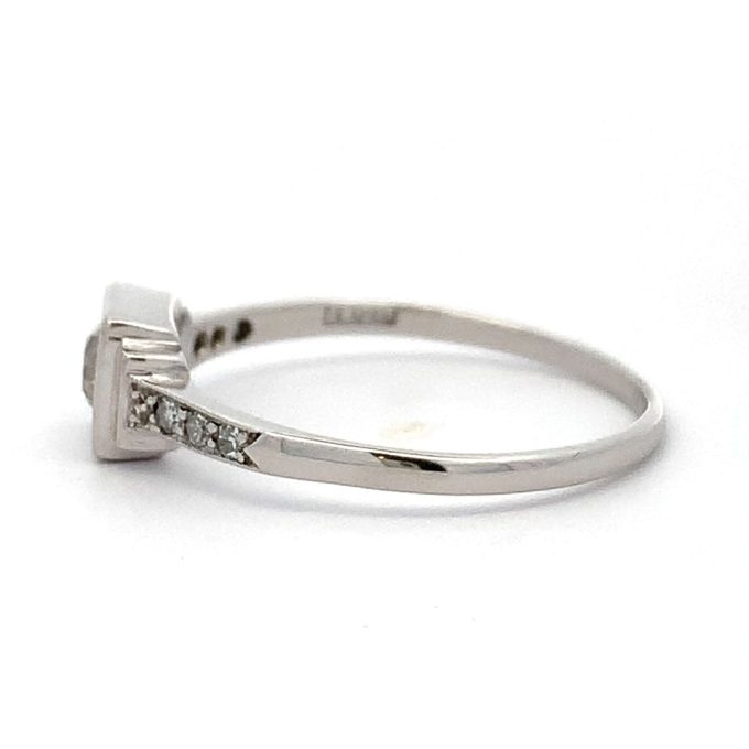 Vintage 0.50ct Diamond Platinum Ring