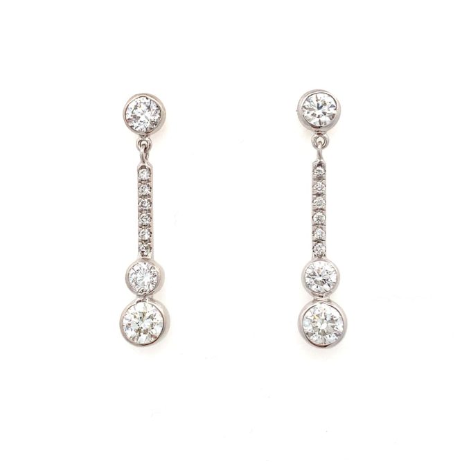 1.00ct Diamond Drop Earrings