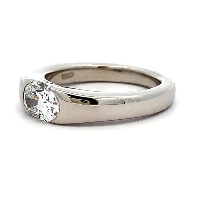 Boodles Oval Diamond Solitaire & Band Set