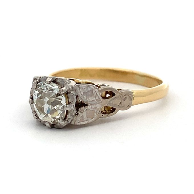 Vintage Old Cut Diamond Solitaire Ring