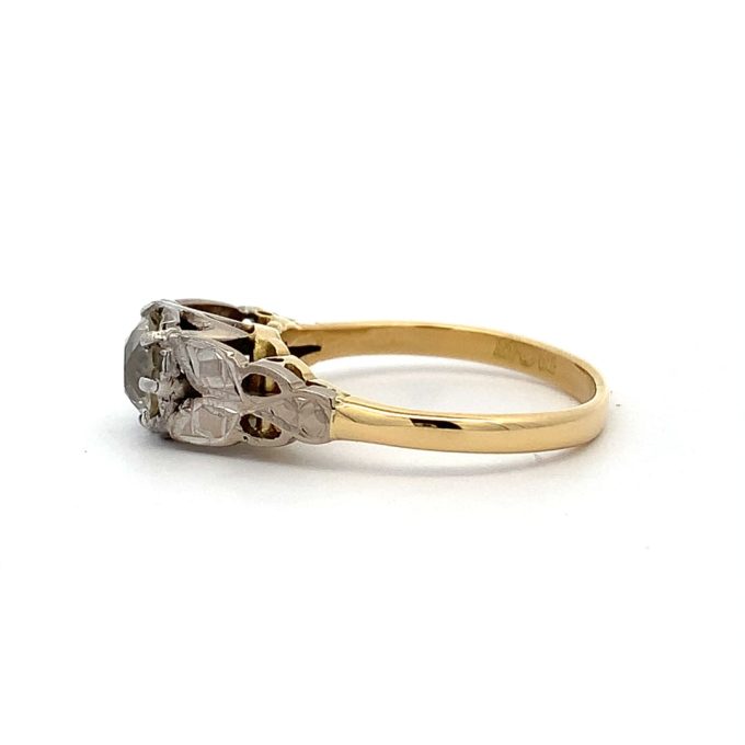 Vintage Old Cut Diamond Solitaire Ring