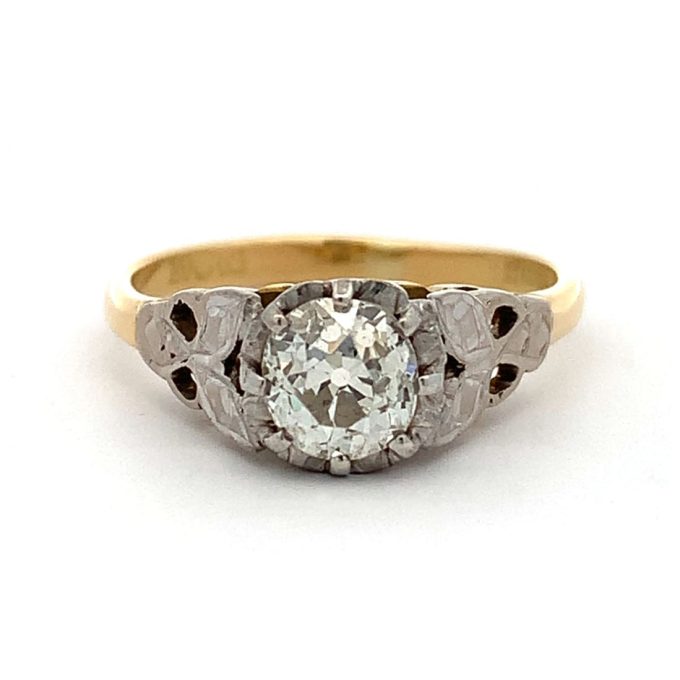 Vintage Old Cut Diamond Solitaire Ring