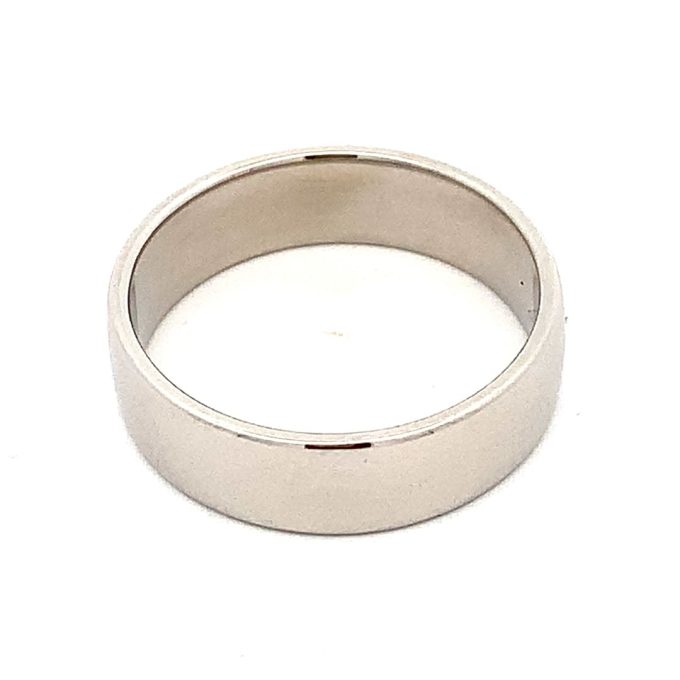 Platinum Gents Band - 6mm