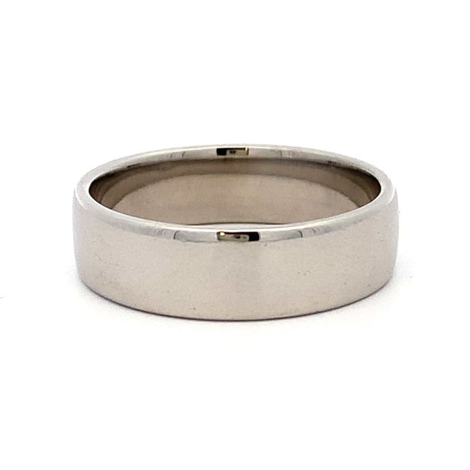 Platinum Gents Band - 6mm