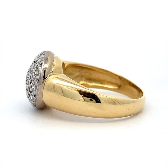Diamond Pave Top Dress Ring