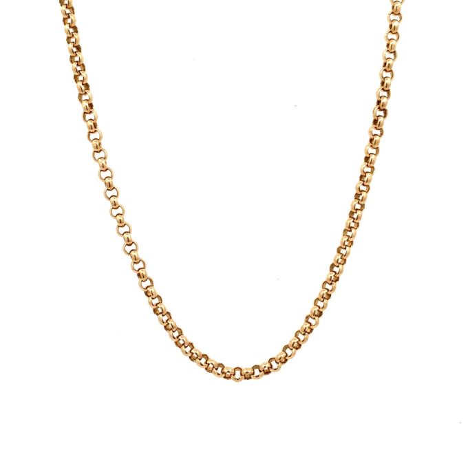 9ct Gold Belcher Link Chain - 16 Inch