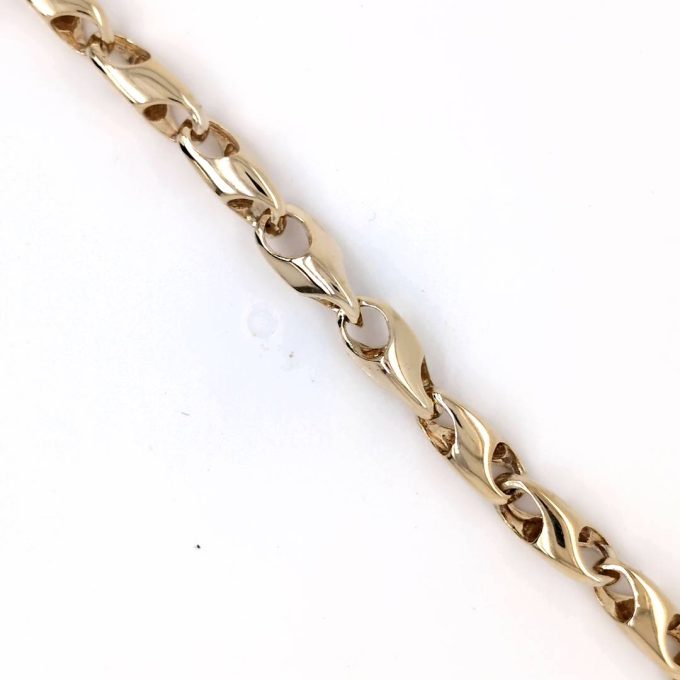 9ct Gold Lobster Link Bracelet