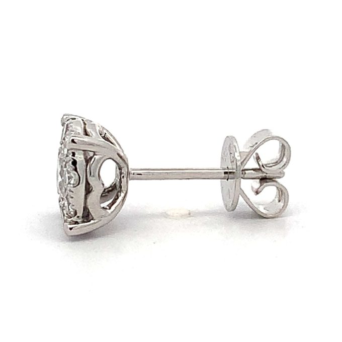 Mirage Diamond Stud Earrings 2.50 Carat Appearance