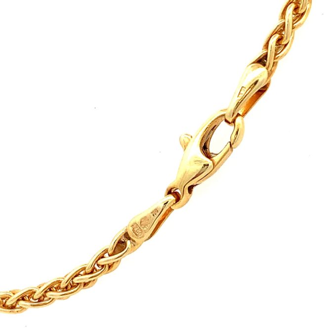 18ct Gold Spiga Link Chain - 18 Inch