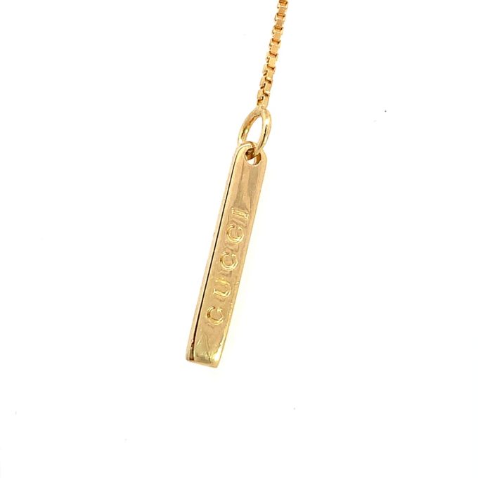 GUCCI 18ct Yellow Gold Lariat Necklace