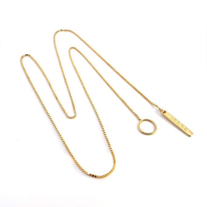 GUCCI 18ct Yellow Gold Lariat Necklace
