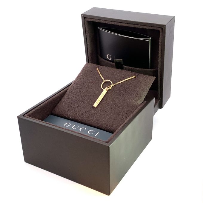 GUCCI 18ct Yellow Gold Lariat Necklace