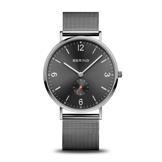 Bering Grey Steel Classic Gents Watch 14040-377
