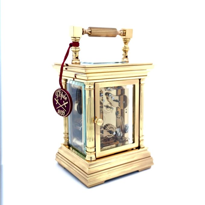 L'Epee French Made Mini Carriage Alarm Clock