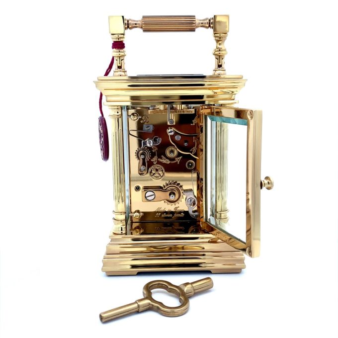 L'Epee French Made Mini Carriage Alarm Clock