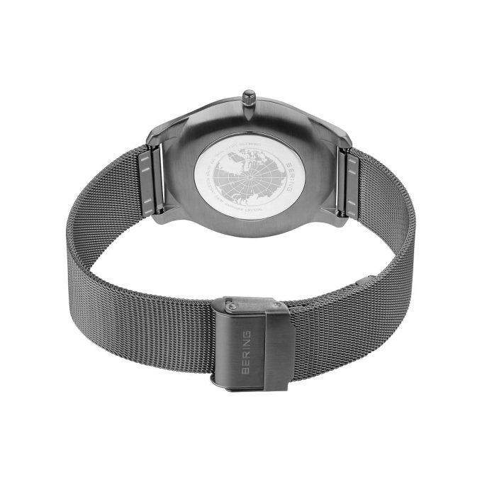Bering Gun Metal Ultra Slim Gents Watch 18340-377