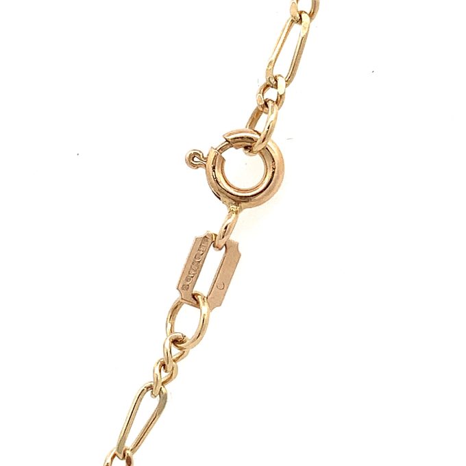9ct Gold Figaro Chain - 16"