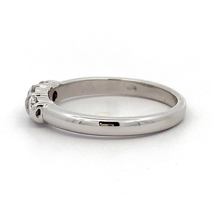 White Gold Diamond Trilogy Ring