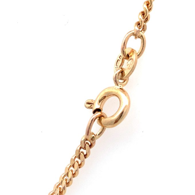 Vintage Turquoise & Gold Cross Necklace