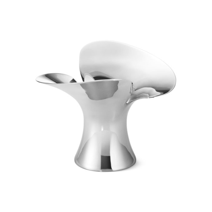 Georg Jensen Bloom Taper Candleholders - Pair