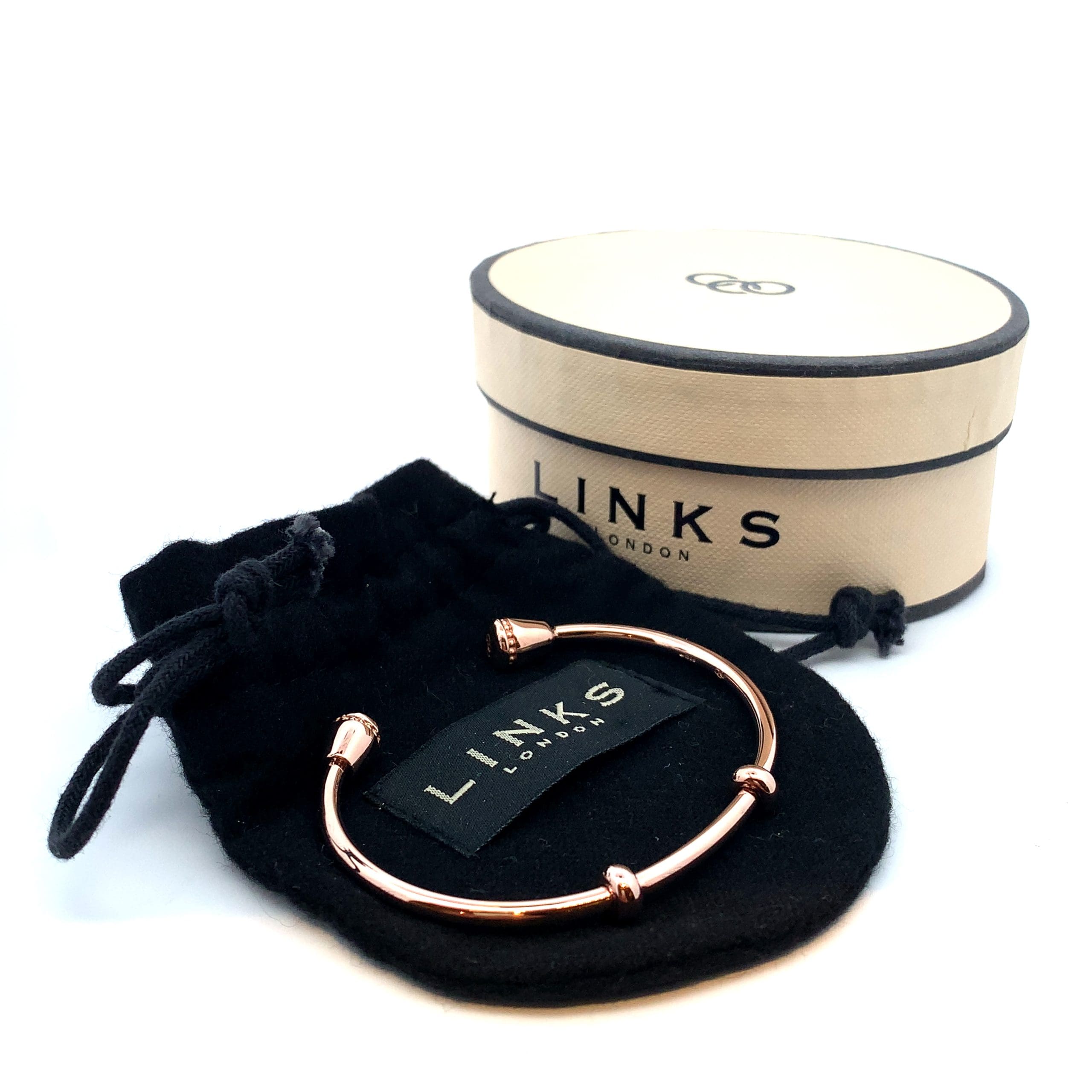 Links of London Rose Gold Plate Cuff