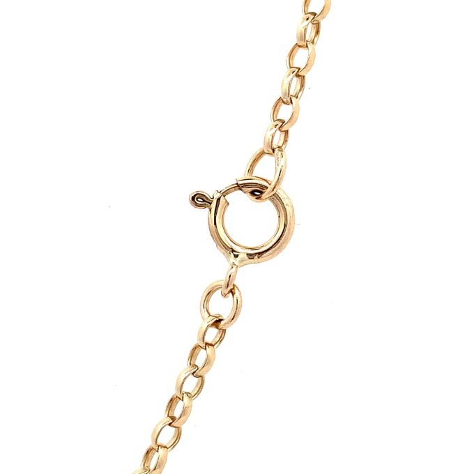 9ct Yellow Gold Belcher Link Chain - 24 Inch