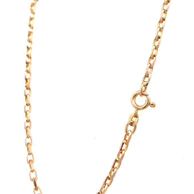 9ct Yellow Gold Filed Belcher Link Chain - 21 Inch