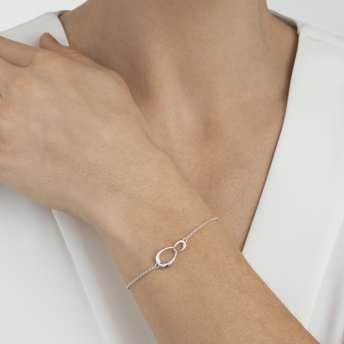 Georg Jensen Offspring Interlocking Bracelet
