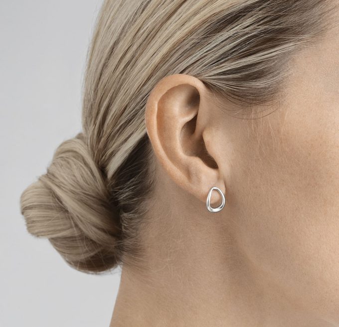 Georg Jensen Silver Offspring Stud Earrings