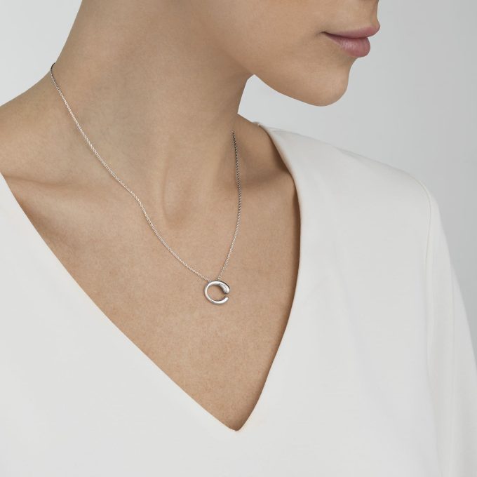 Georg Jensen Small Mercy Pendant Necklace