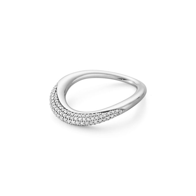 Georg Jensen Offspring Diamond Pave Ring