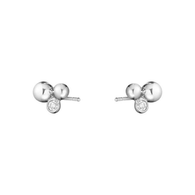 Georg Jensen Moonlight Grapes Diamond Stud Earrings