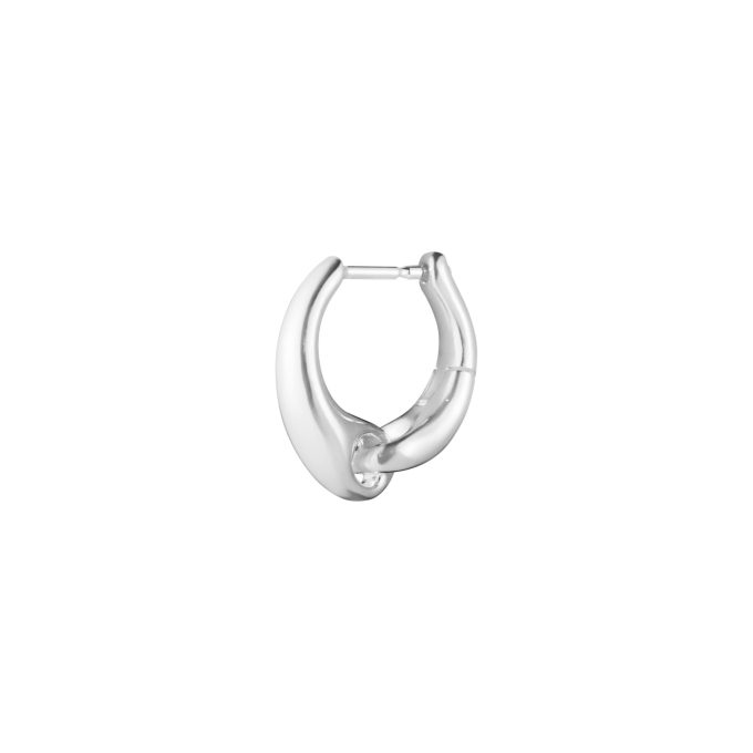 Georg Jensen Silver Reflect Small Hoop - Single