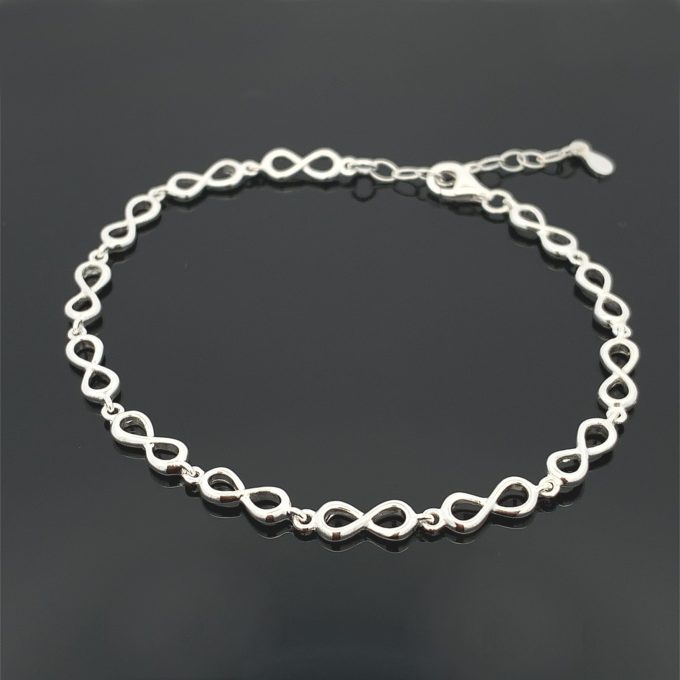 Silver Infinity Link Bracelet