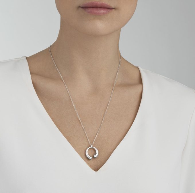 Georg Jensen Mercy Medium Pendant Necklace