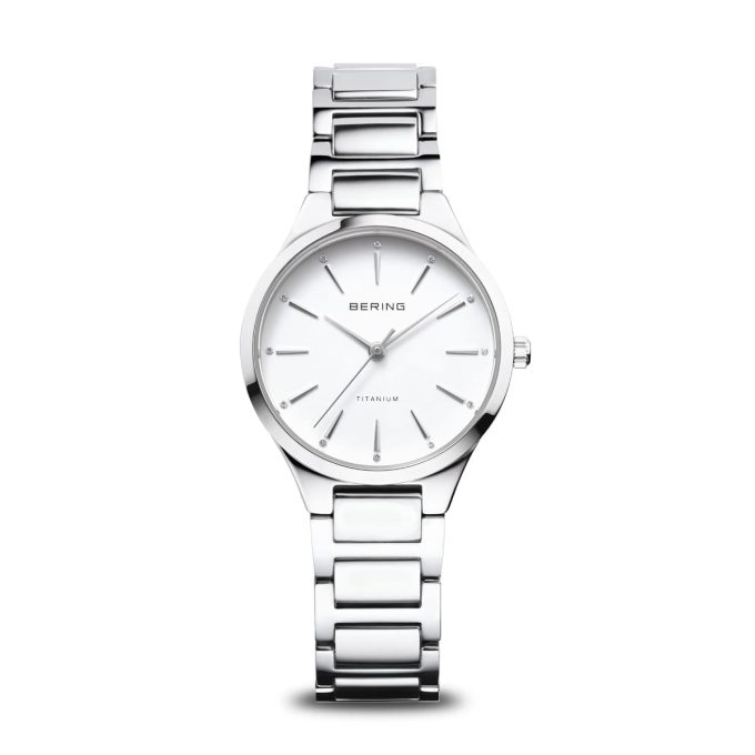 Bering Ladies Polished Titanium Watch 15630-704