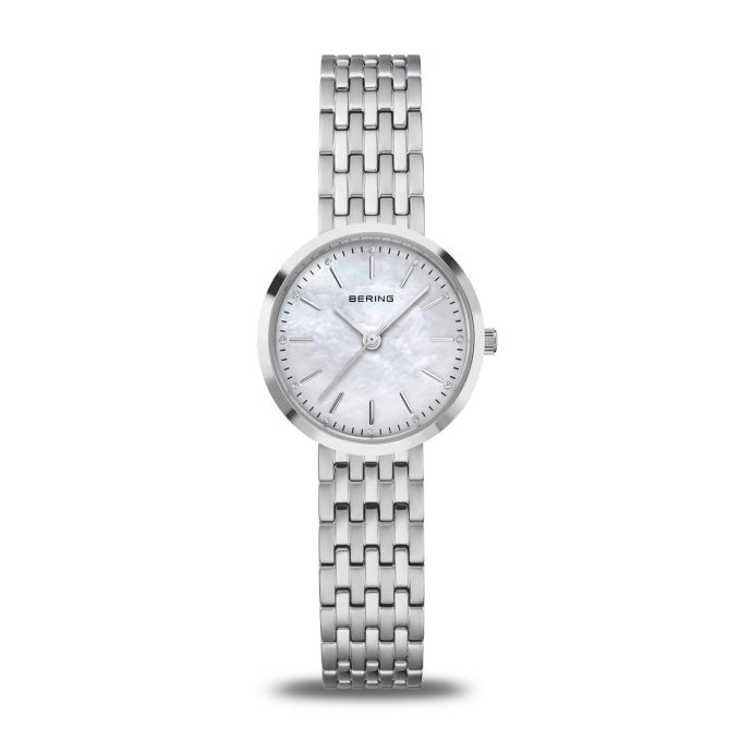 Bering Ladies Steel Mother of Pearl Watch 19126-700