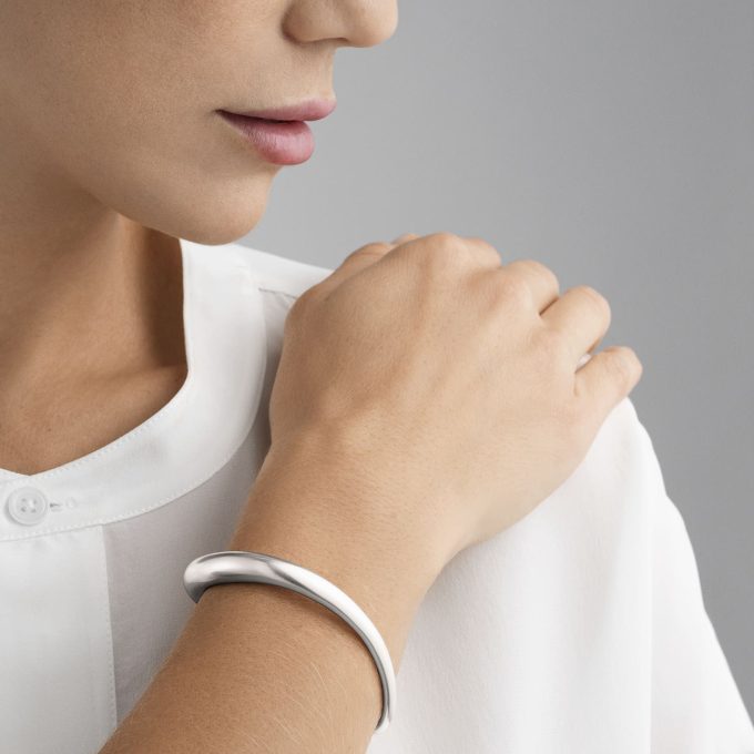 Georg Jensen Offspring Open Bangle - Large
